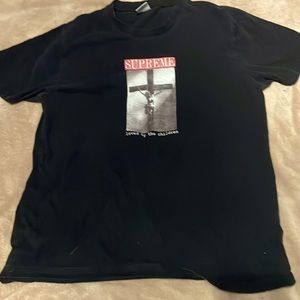 black supreme “loved by the children” tee